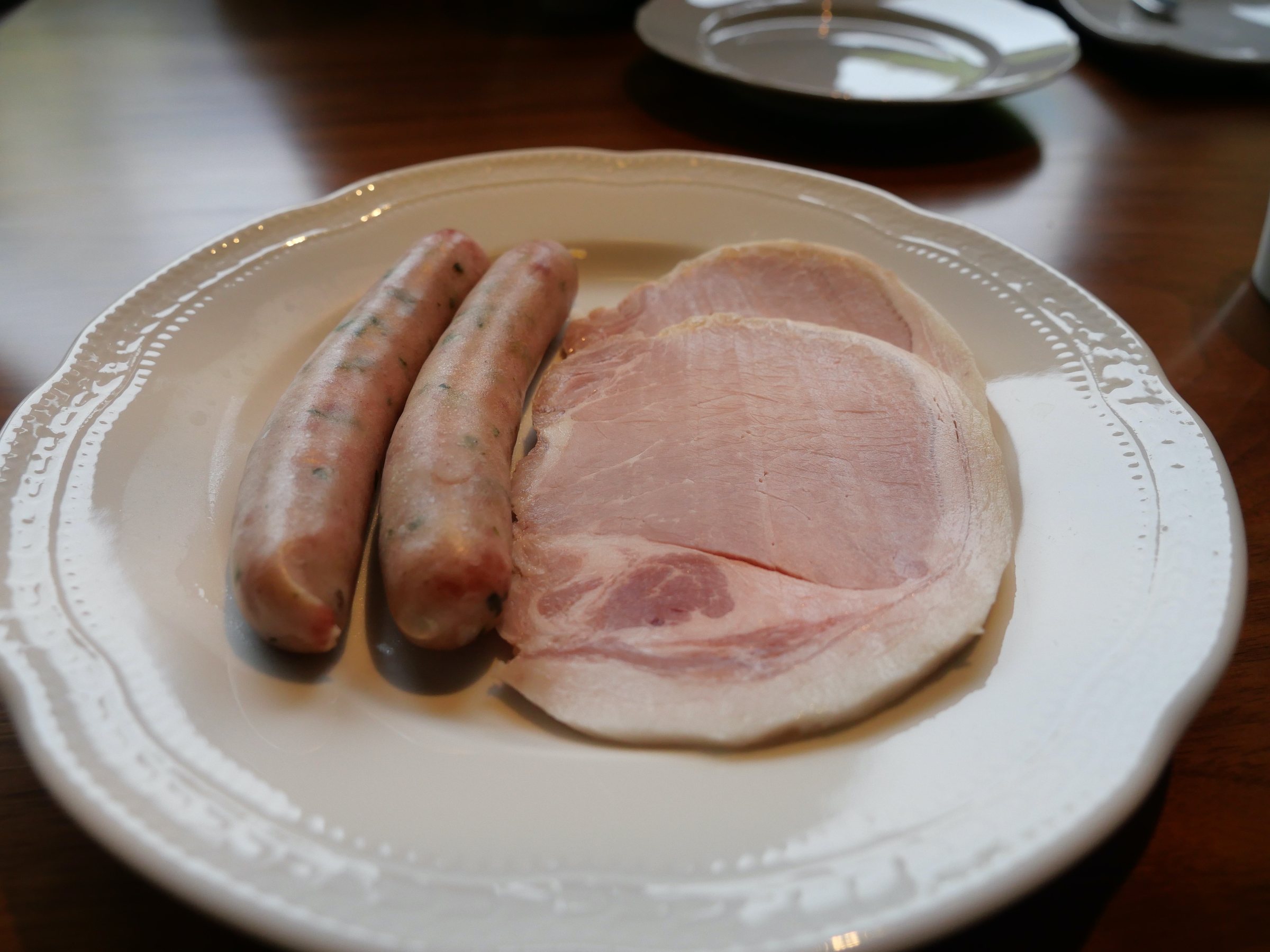 House-made ham and sausages.