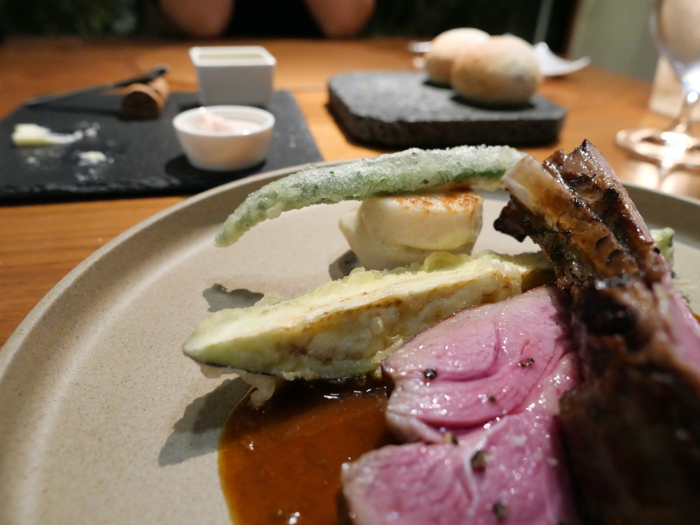The lamb, up close.