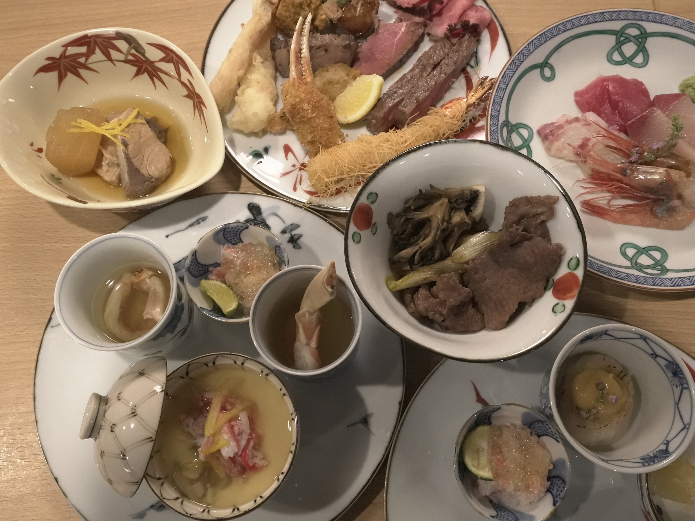 Crab, simmered dishes and more small plates.