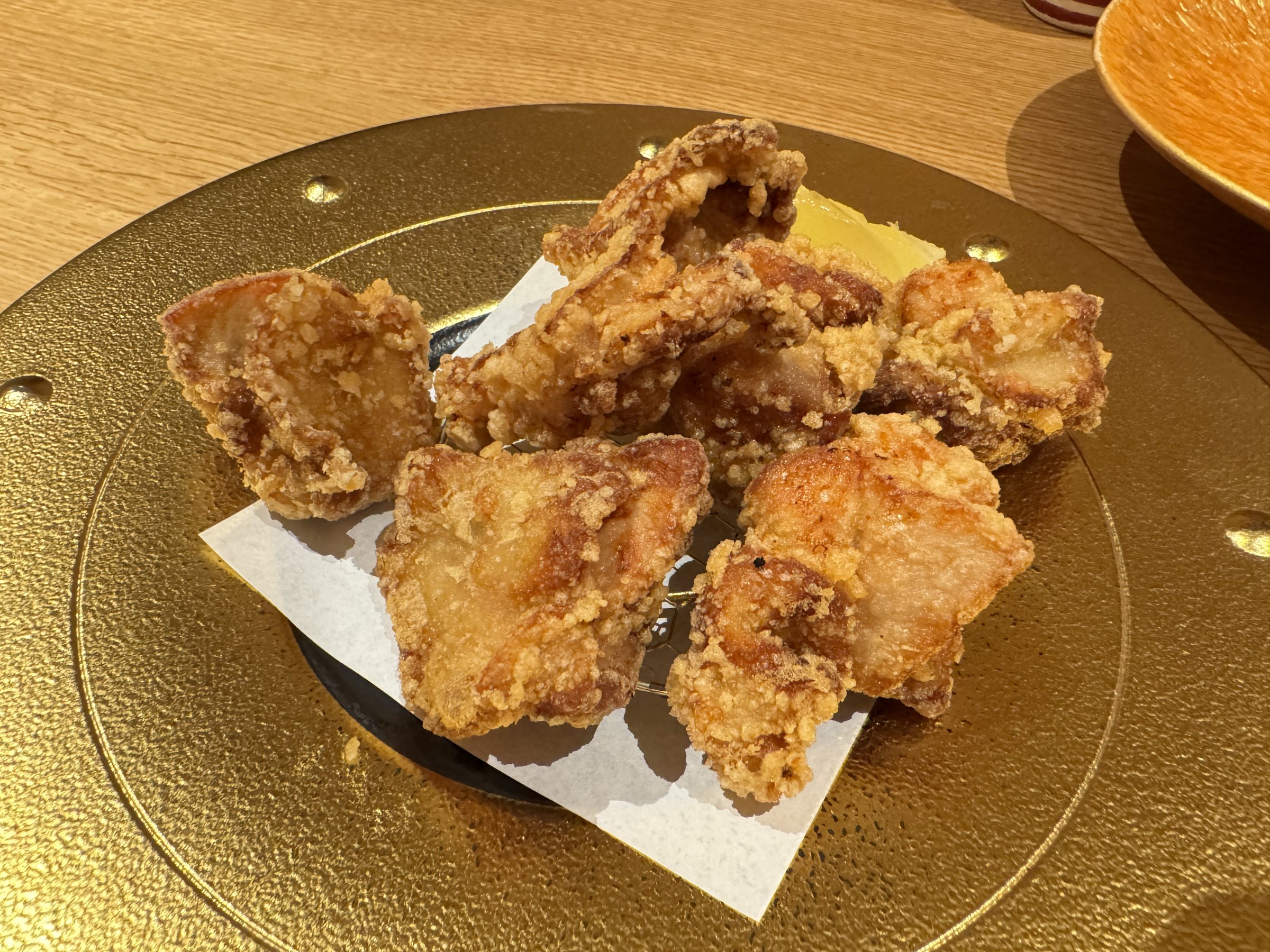Fried chicken, the extra order.