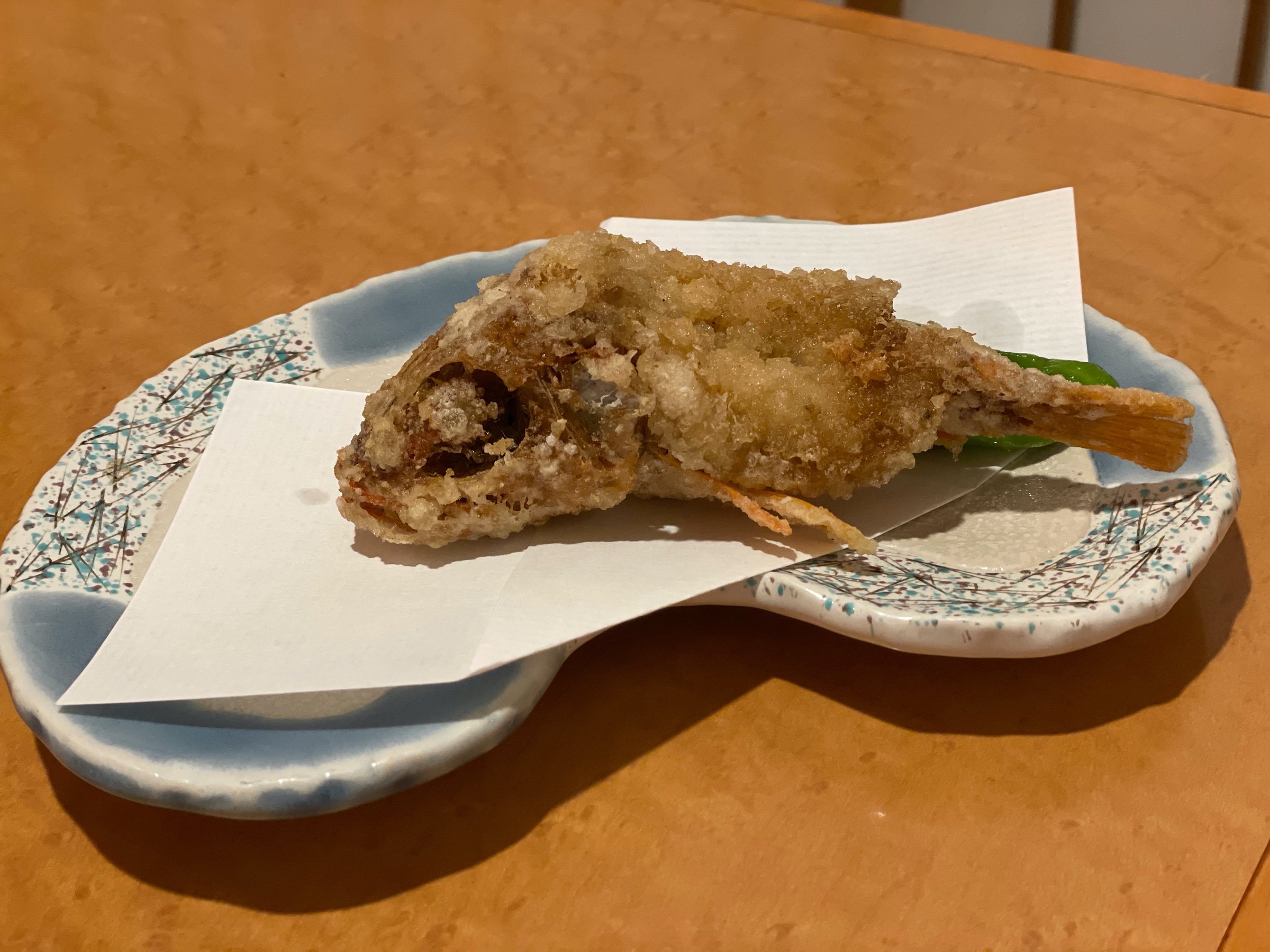 Scorpionfish, deep-fried whole.