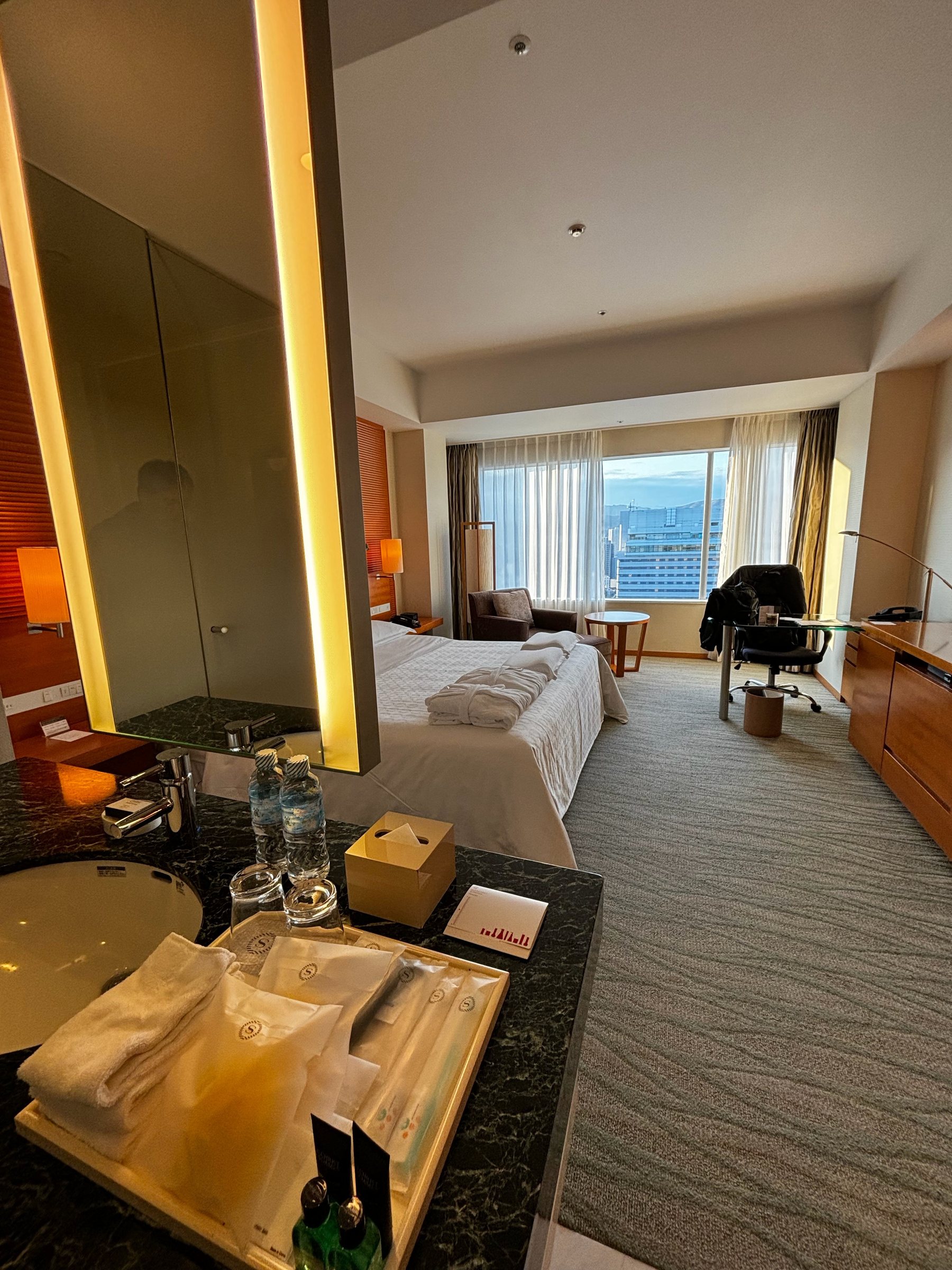 Another view of the room, toward the window.